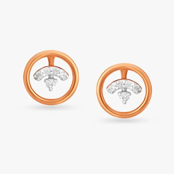 Radiant Geometric Diamond Stud