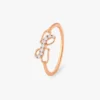 Heart to Heart Diamond Ring