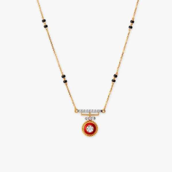 Contemporary Chic Diamond Manglsutra
