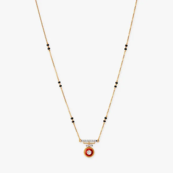 Contemporary Chic Diamond Manglsutra - Image 2