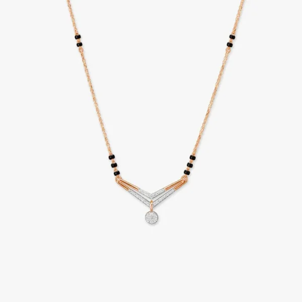 Chic Glamour Diamond Manglsutra