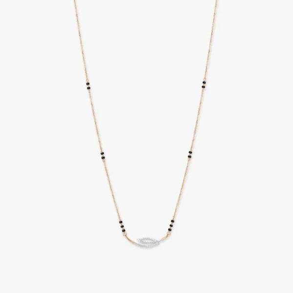 Graceful Minimalism Diamond Manglsutra - Image 2
