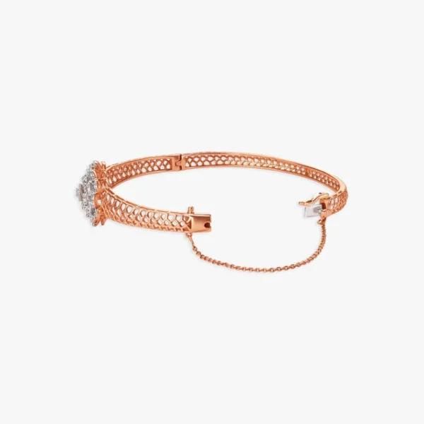 Petal Perfection Diamond Bangle - Image 2