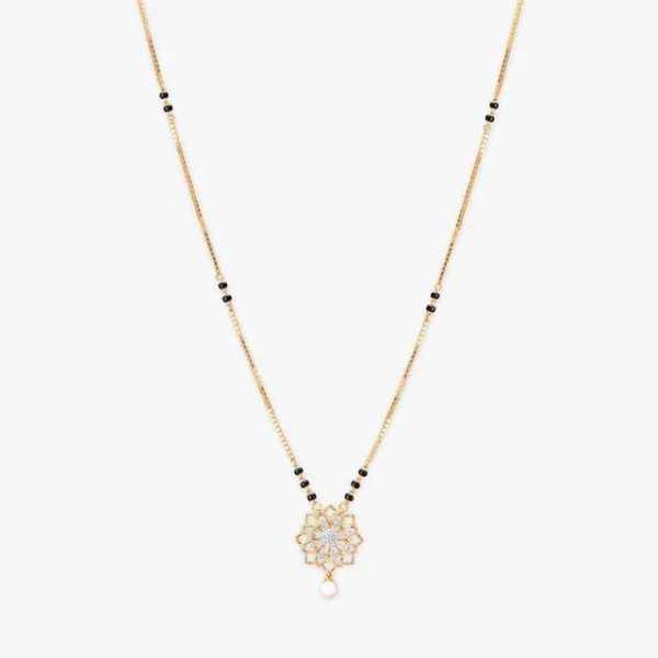Regal Bloom Diamond Mangalsutra - Image 2